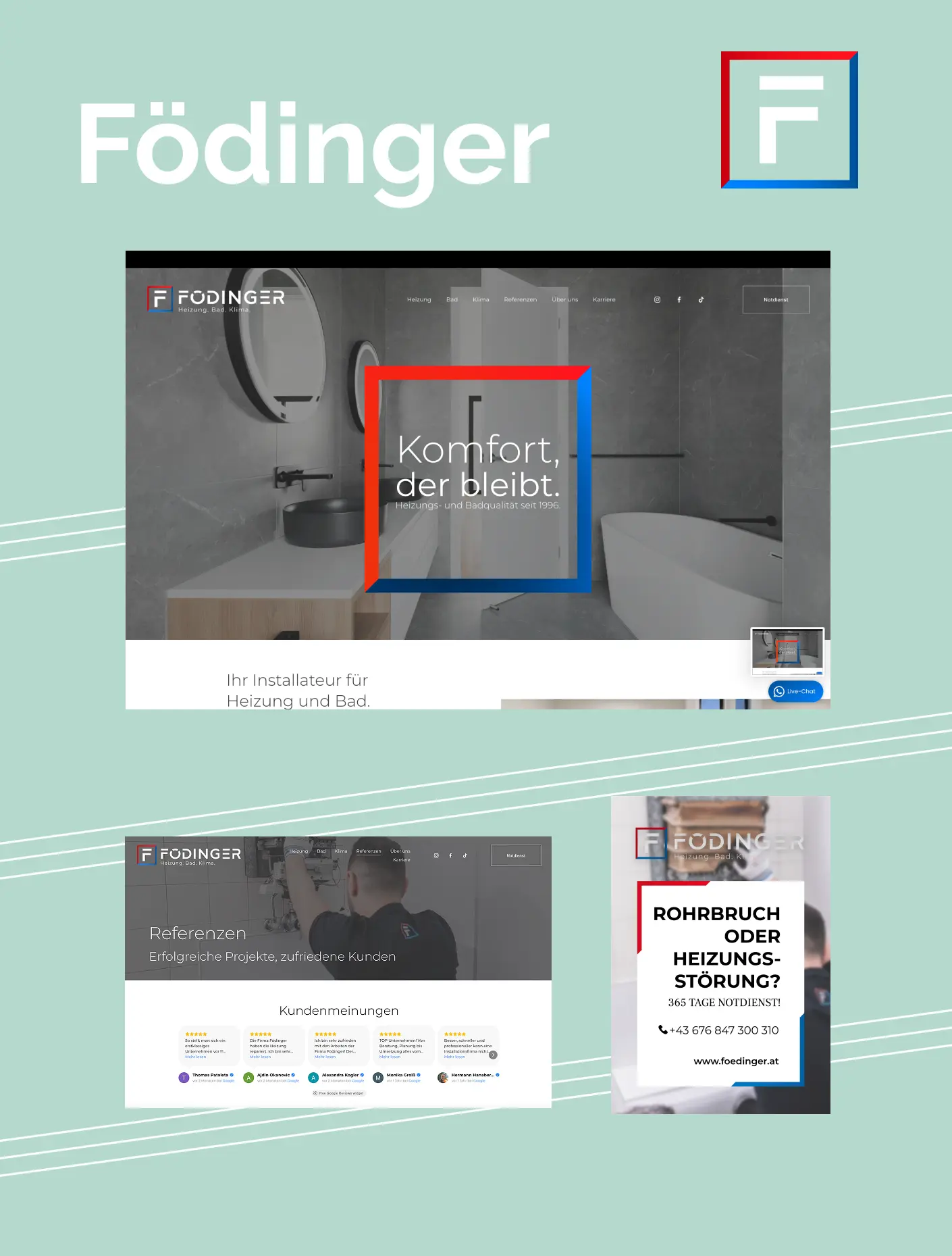 Referenz Website Födinger