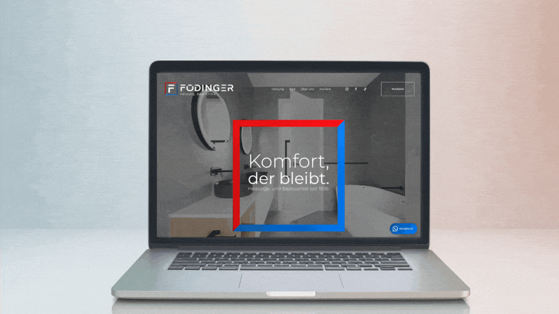 Födinger Website Screencast